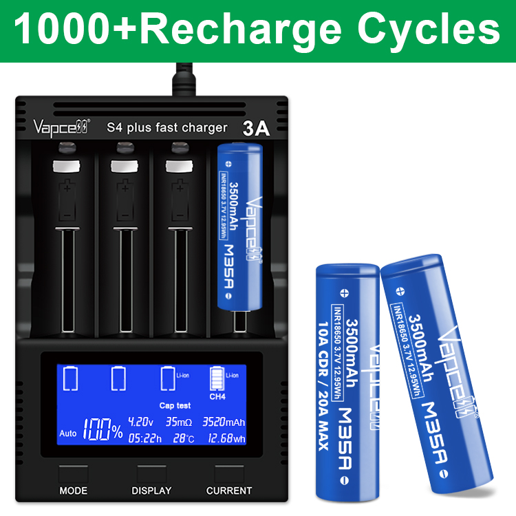الأصلي Vapcell M35A 18650 M35A - مراجعة Vape Battery 18650 وسعره