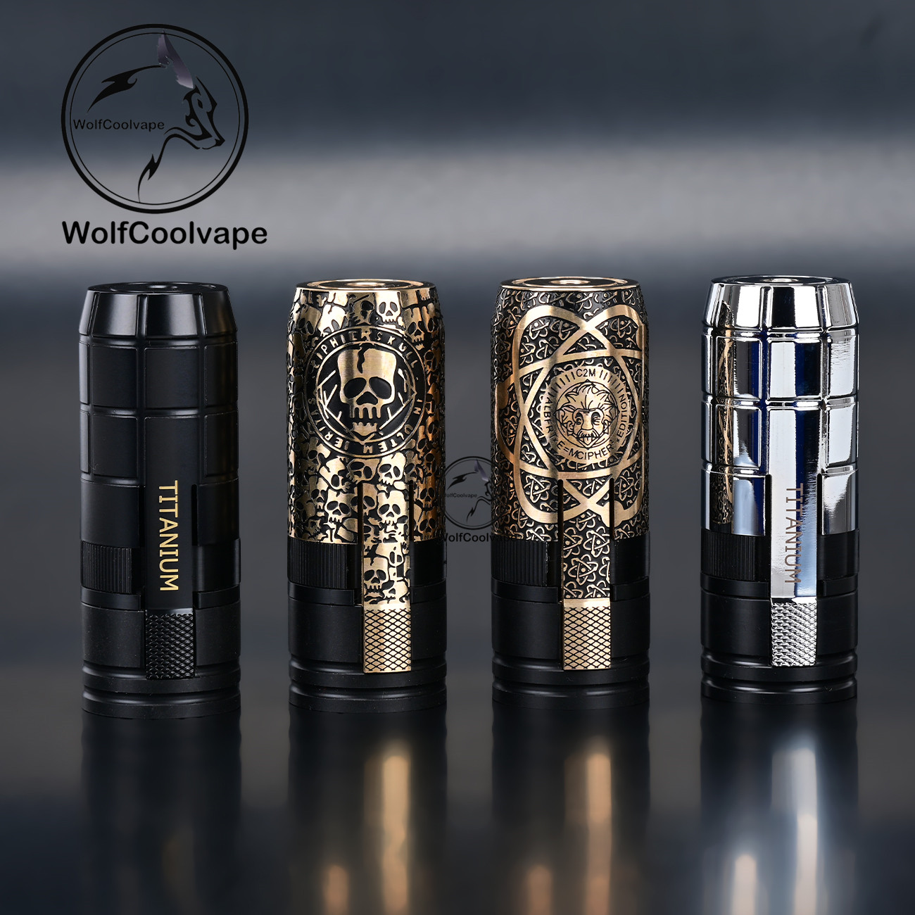 Wolfcoolvape MK2 نمط ميكانيكي  - مراجعة Vape Battery 18650 وسعره